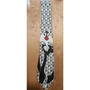 Vintage 1992 Looney Tunes Sylvester Tie Balancine Warner Bros Necktie